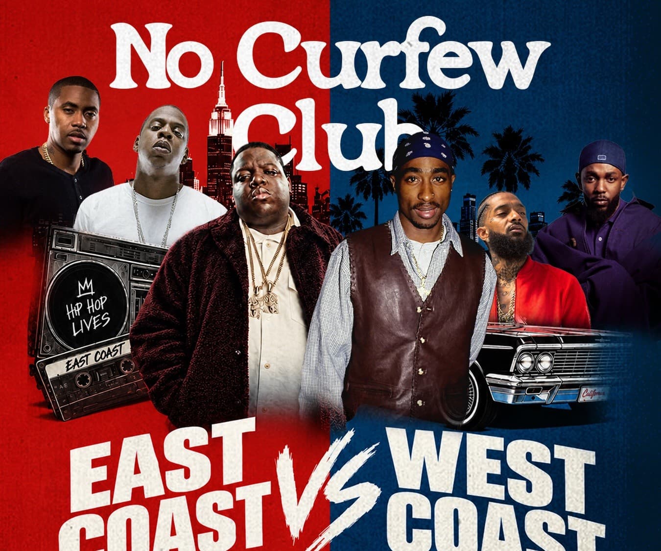 No Curfew Club Vol.4: East Coast vs West Coast
