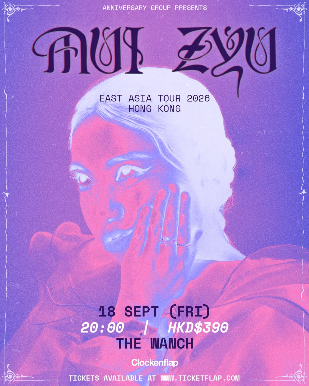 mui zyu East Asia Tour 2026 - Hong Kong